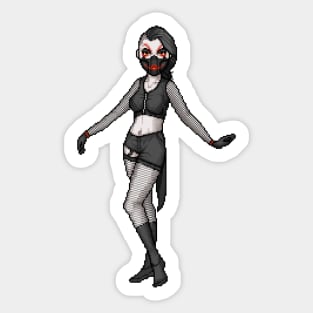 carniette masked Sticker